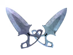 ★ Shadow Daggers | Blue Steel (Well-Worn)